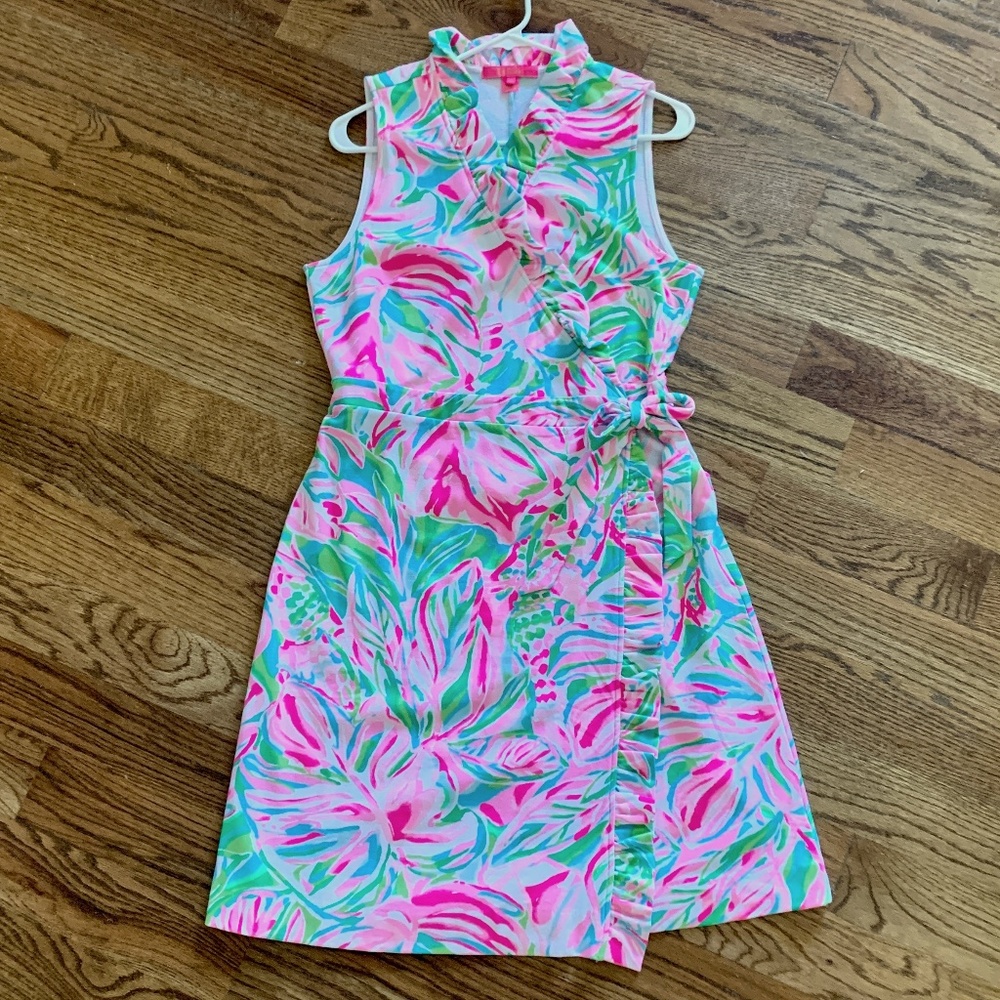 Lilly Pulitzer Sleeveless wrap dress